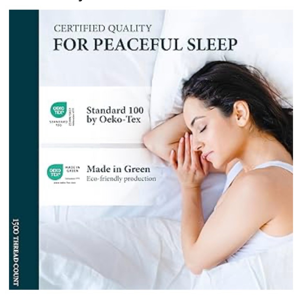 $250. Ashton 1500 Thread Count 4pc. Sheet set. Premium Sateen weave. Brand new!
